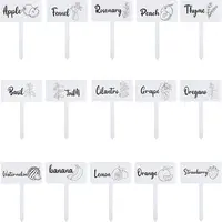 1 Set Acrylic Plant Labels