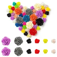 50Pcs Opaque Resin Cabochons