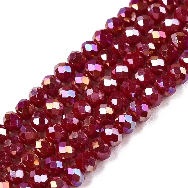 Electroplate Glass Beads Strands