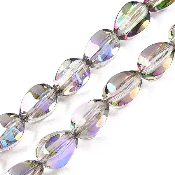 Electroplate Glass Beads Strands