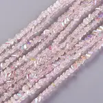 Electroplate Glass Beads Strands