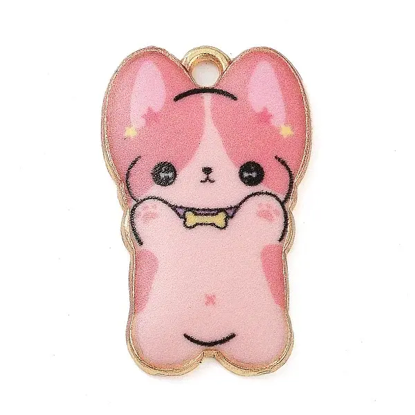 Rack Plating Alloy Enamel Pendants