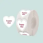 500Pcs Heart with Thank You Roll Stickers