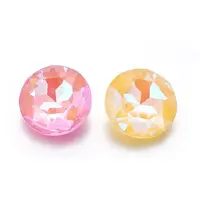 Faceted Glass Pointed Back Rhinestone Cabochons