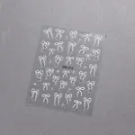 Bowknot Self Adhesive Nail Art Stickers Decals