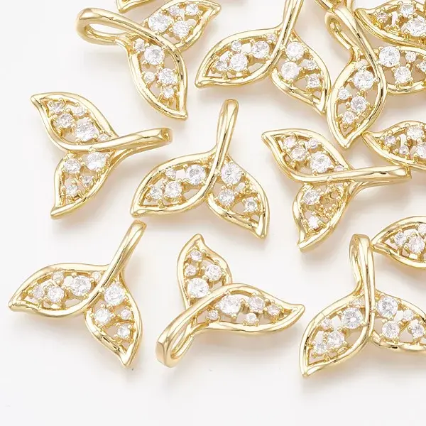 Brass Cubic Zirconia Pendants