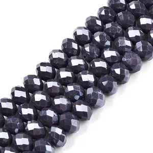 Electroplate Glass Beads Strands