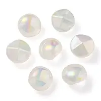 UV Plating Luminous Transparent Acrylic Beads