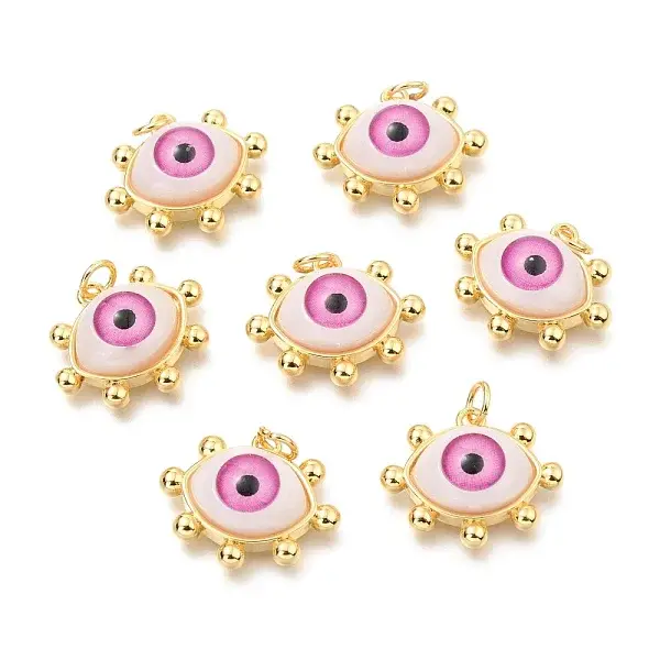 Brass Acrylic Pendants