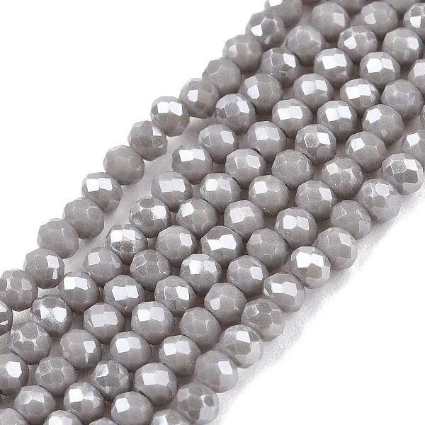 Electroplate Glass Beads Strands