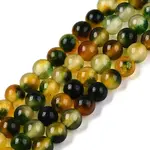 Dyed Natural White Jade Beads Strands