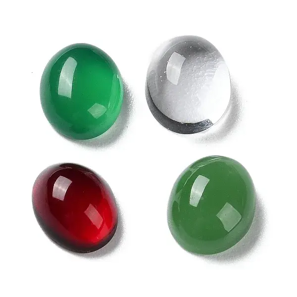 Transparent Glass Cabochons