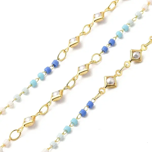 Brass Rhombus Link Chains