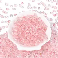 Baking Paint Transparent Glass Beads
