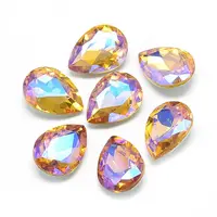 Pointed Back Glass Rhinestone Cabochons