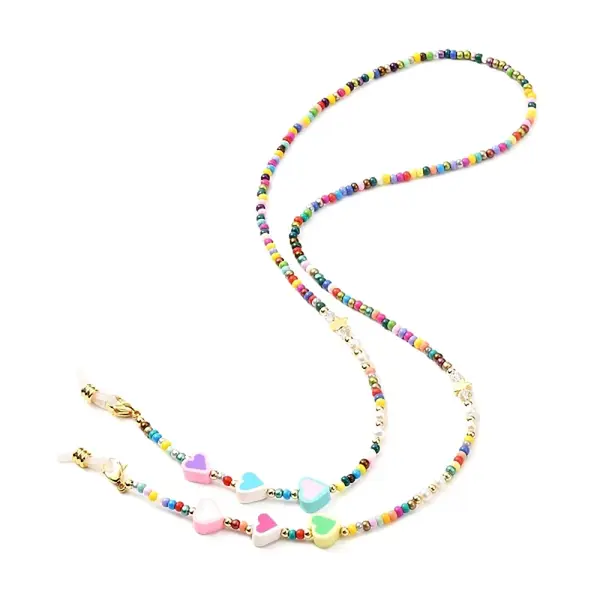 Glass Seed Beads Eyeglasses Chains