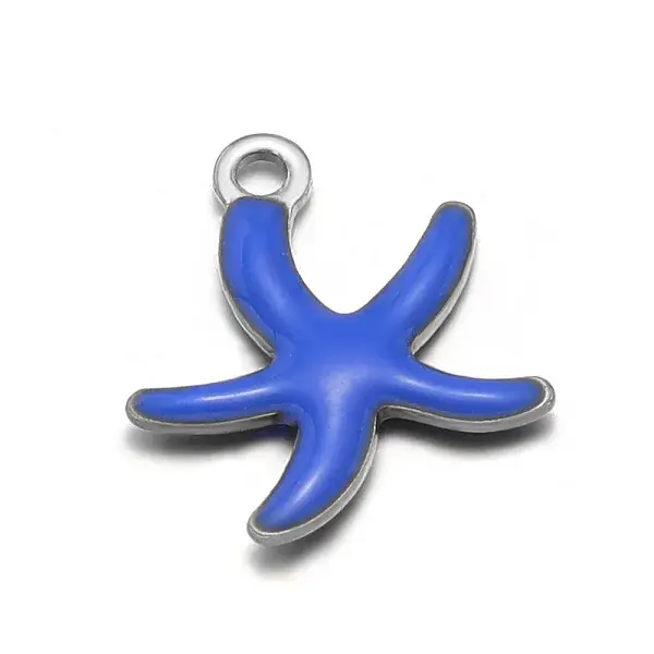304 Stainless Steel Enamel Charms