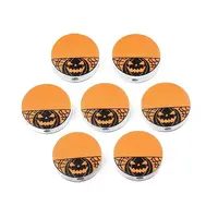 Halloween Printed Natural Wood Beads