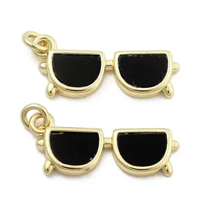 Brass Enamel Pendants