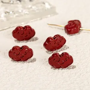 Handmade Cinnabar Beads