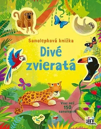 Divé zvieratá - Samolepková knižka (viac než 150 samolepiek) - kniha z kategorie Samolepky