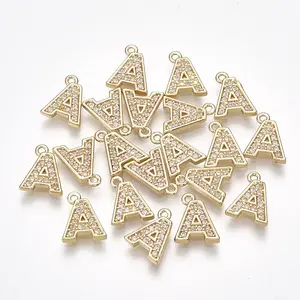 Brass Cubic Zirconia Charms