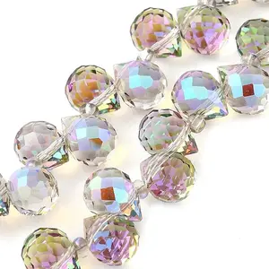 Electroplate Glass Beads Strands