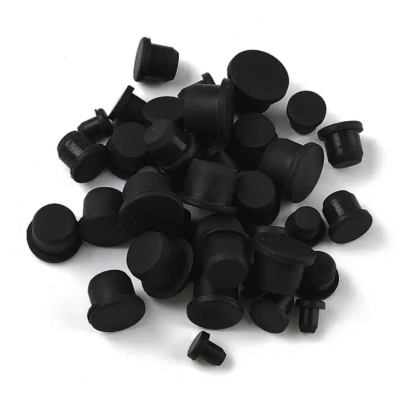 40Pcs 5 Style Silicone Hole Plugs