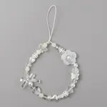 Resin Beaded Mobile Phone Lanyard Wrist Strap