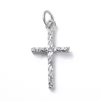 Brass Micro Pave Cubic Zirconia Pendants