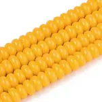 Baking Paint Glass Beads Strands