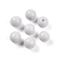 Opaque Solid Color Glass Beads