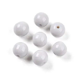 Opaque Solid Color Glass Beads