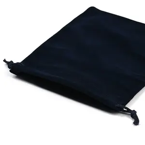 Rectangle Velvet Drawstring Pouches