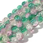 Crackle Glass Beads Strands