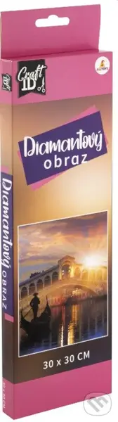 Diamantové malování - Benátky 30 x 30 cm