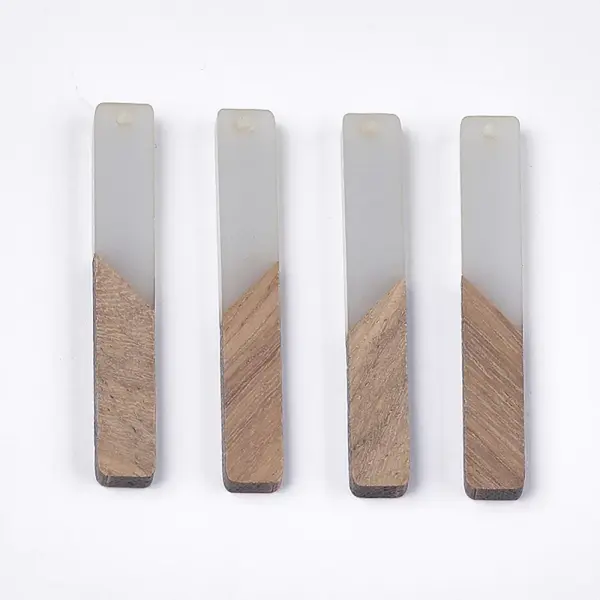 Resin & Walnut Wood Big Pendants