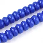 Opaque Spray Painted Glass Beads
