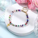 Alloy Cross Charm Bracelets
