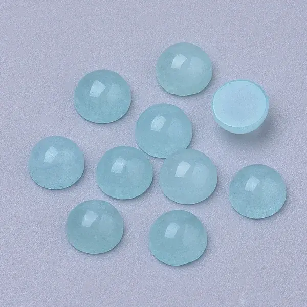 Natural White Jade Cabochons