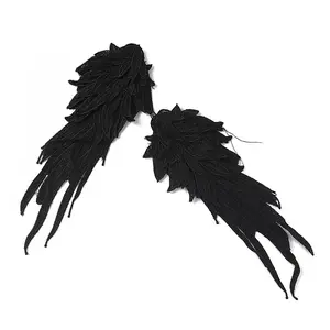 Angel Wing Polyester Embroidery Lace Appliques