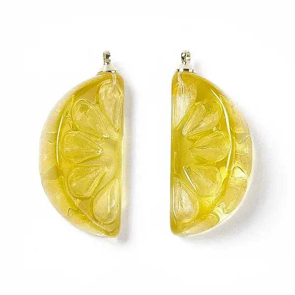 Transparent Resin Pendants