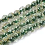 Crackle Transparent Glass Beads Strands