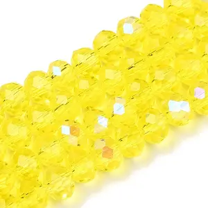Electroplate Glass Beads Strands