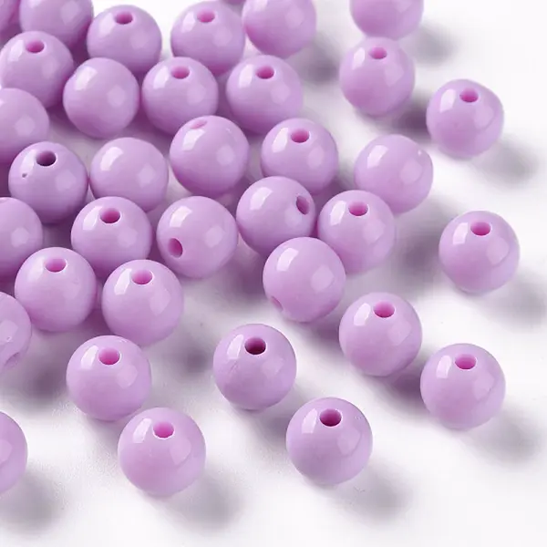 Opaque Acrylic Beads