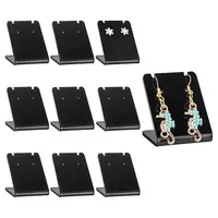 10Pcs Organic Glass Earring Displays