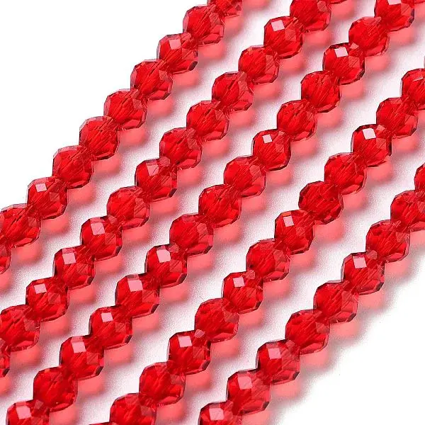 Transparent Glass Beads Strands