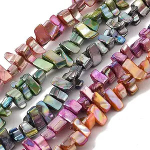 Natural Freshwater Shell Beads Strands