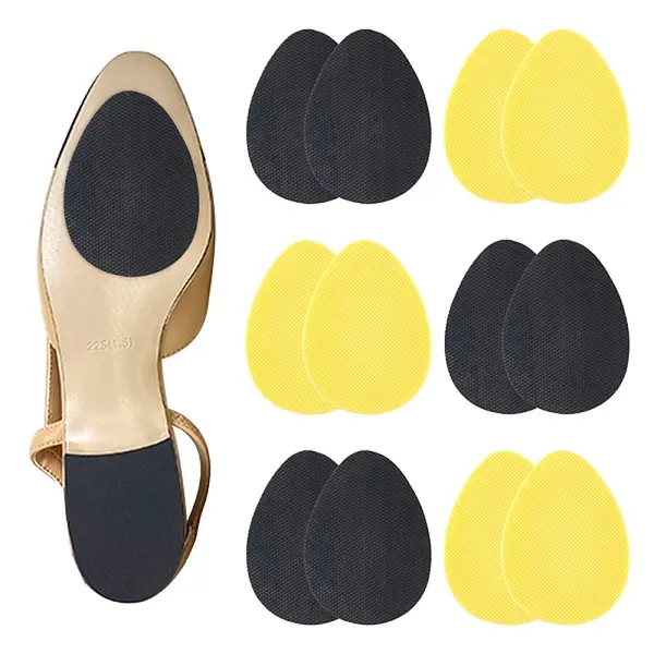 12Pcs 3 Colors  Rubber Non-Slip Shoes Pads
