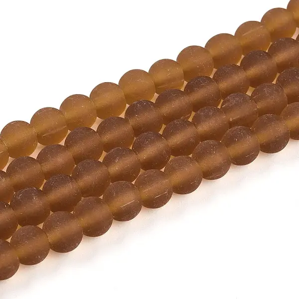 Transparent Glass Beads Strands